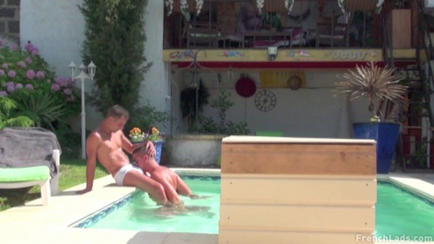 French Lads | Poolside Play For Well Hung Buddies