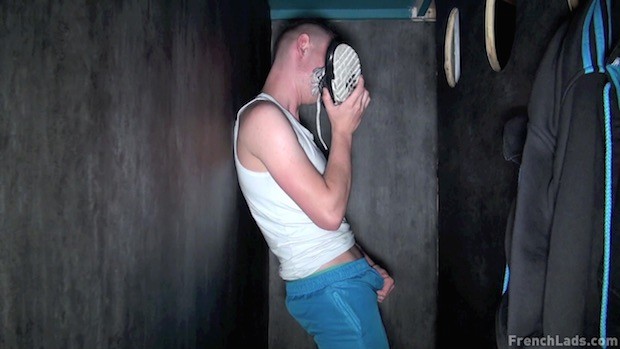 French Lads | Sneaker Sniffing Niko Rekin at the Gloryhole
