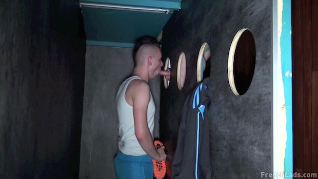 French Lads | Sneaker Sniffing Niko Rekin at the Gloryhole