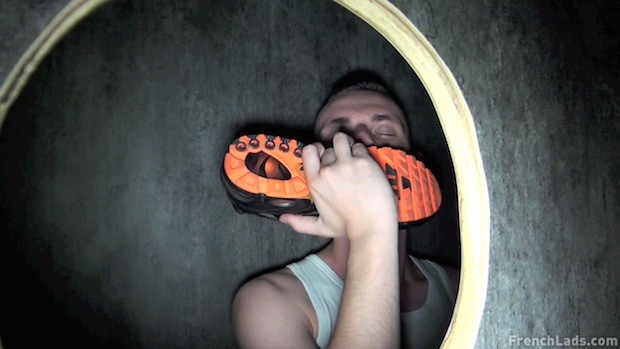 French Lads | Sneaker Sniffing Niko Rekin at the Gloryhole