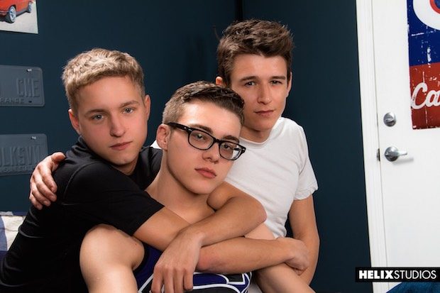 Helix Studios | Twink Bait (Evan Parker, Blake Mitchell, and Noah White)