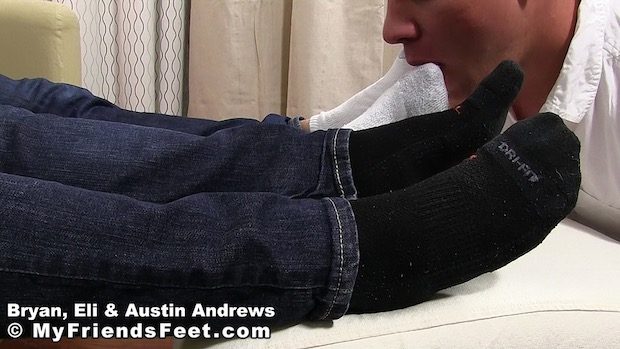 My Friends' Feet | Eli Lewis and Bryan Cole Get Foot Worshipped By Hypnotized Austin Andrews