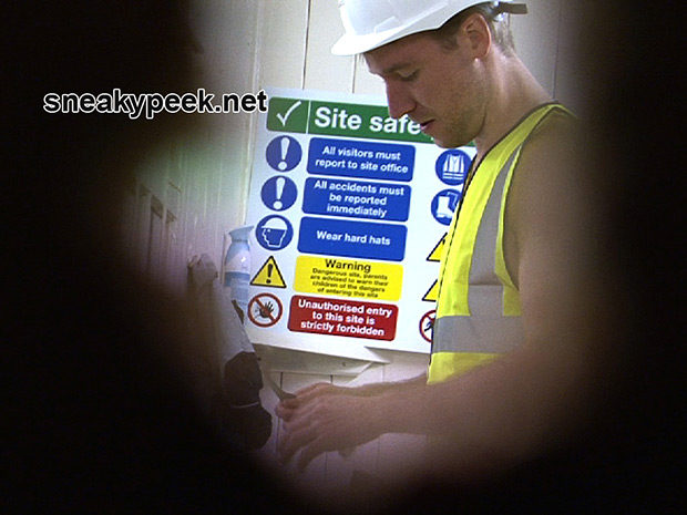 Sneaky Peek | Hot Young Builder Strips Down