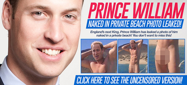 Prince william peeing