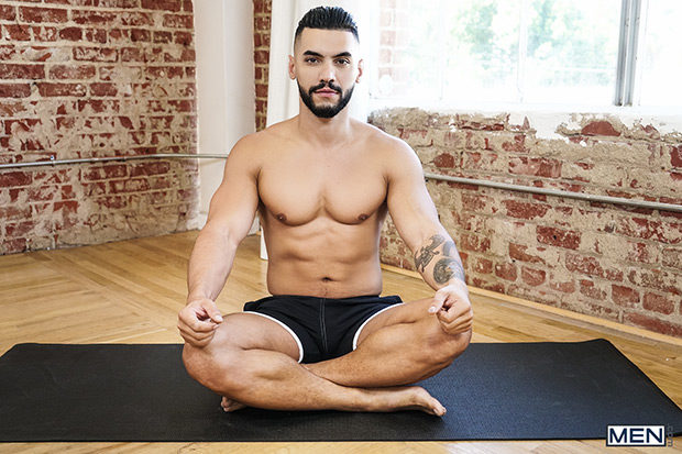 Men.com | Yoga (Wesley Woods, Arad Winwin, Jacob Peterson, Leon Lewis, Casey Jacks, and Leo Luckett)