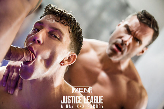 Men.com | Justice League: A Gay XXX Parody, Pt. 3 (Ryan Bones, Paul Canon, and Manuel Skye)