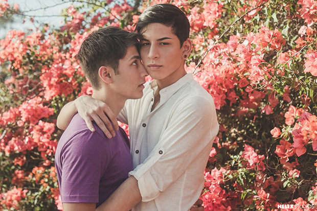 Helix Studios | Valentines Photoshoot (Aiden Garcia & Angel Rivera)