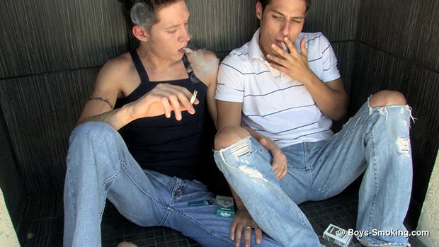 Boys Smoking | Ryan Connors and Evan Rivers