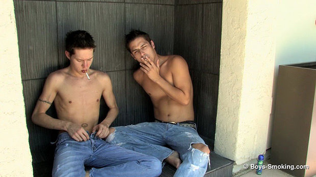 Boys Smoking | Ryan Connors and Evan Rivers