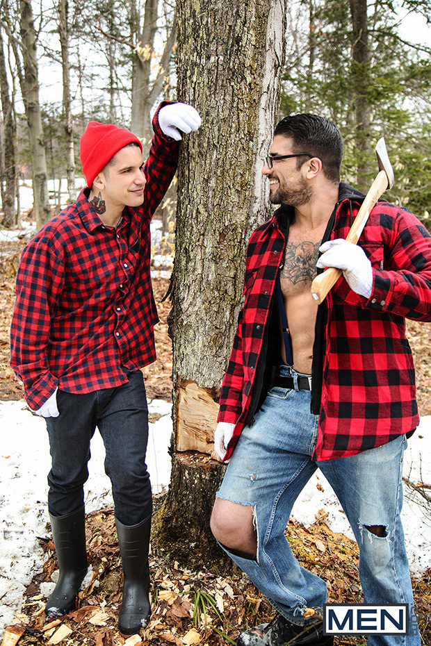 Men.com | Lumbersexuals, Pt. 2 (Ryan Bones & Pierre Fitch)