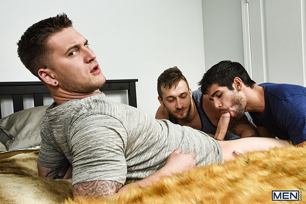 Men.com | Pass The Bottom, Pt. 3 (Allen Lucas, Axel Kane, Brian Michaels, Nicolas Ryder, and Ty Mitchell)