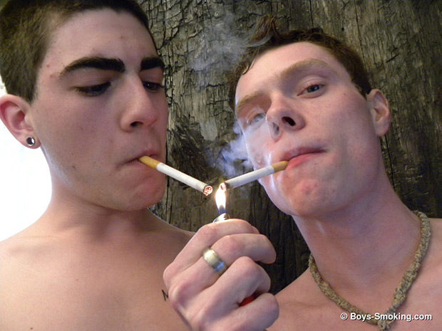 Boys Smoking | Aaron Manson and Rad Matthews