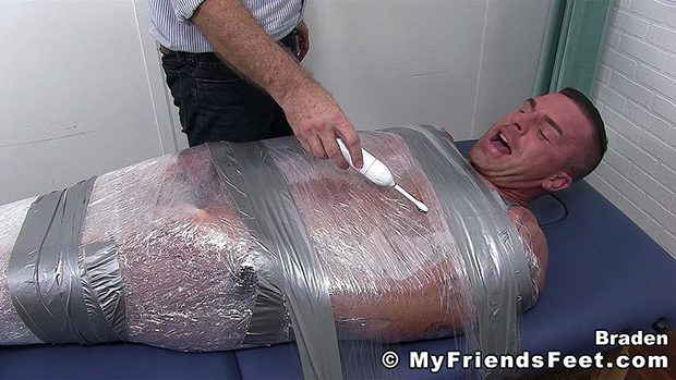 My Friends' Feet | Braden Charron Mummified and Tickled