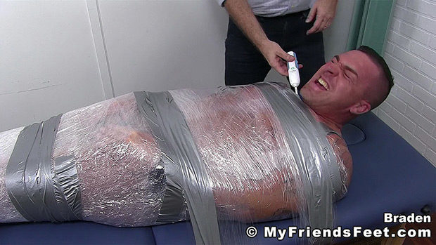 My Friends' Feet | Braden Charron Mummified and Tickled