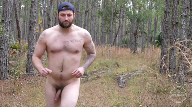 The Guy Site | Eli: Bare Ass Embarrassed In The Woods