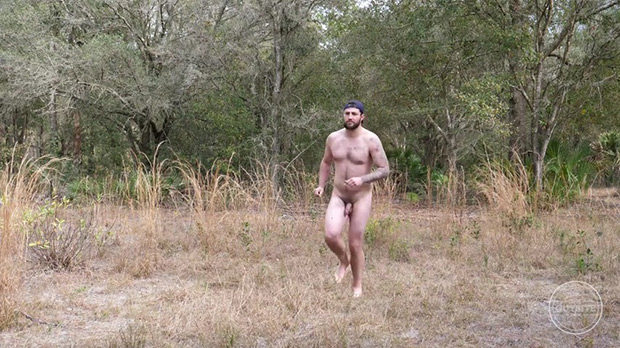 The Guy Site | Eli: Bare Ass Embarrassed In The Woods