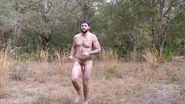 The Guy Site | Eli: Bare Ass Embarrassed In The Woods