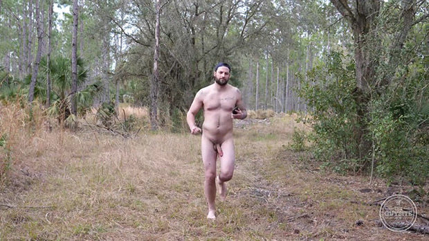 The Guy Site | Eli: Bare Ass Embarrassed In The Woods