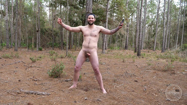 The Guy Site | Eli: Bare Ass Embarrassed In The Woods