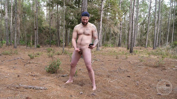 The Guy Site | Eli: Bare Ass Embarrassed In The Woods