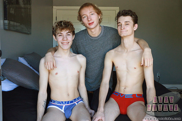 Bare Twinks | Dylan Hart, James Stirling, and Jason Shepard