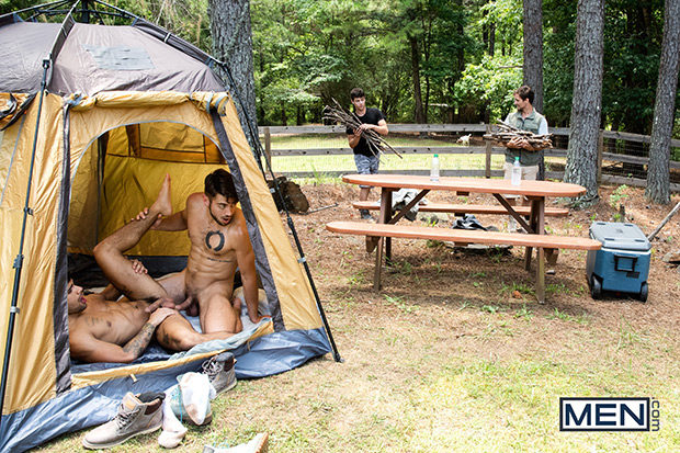 Men.com | Intense In Tents (Dante Colle & Ty Mitchell)