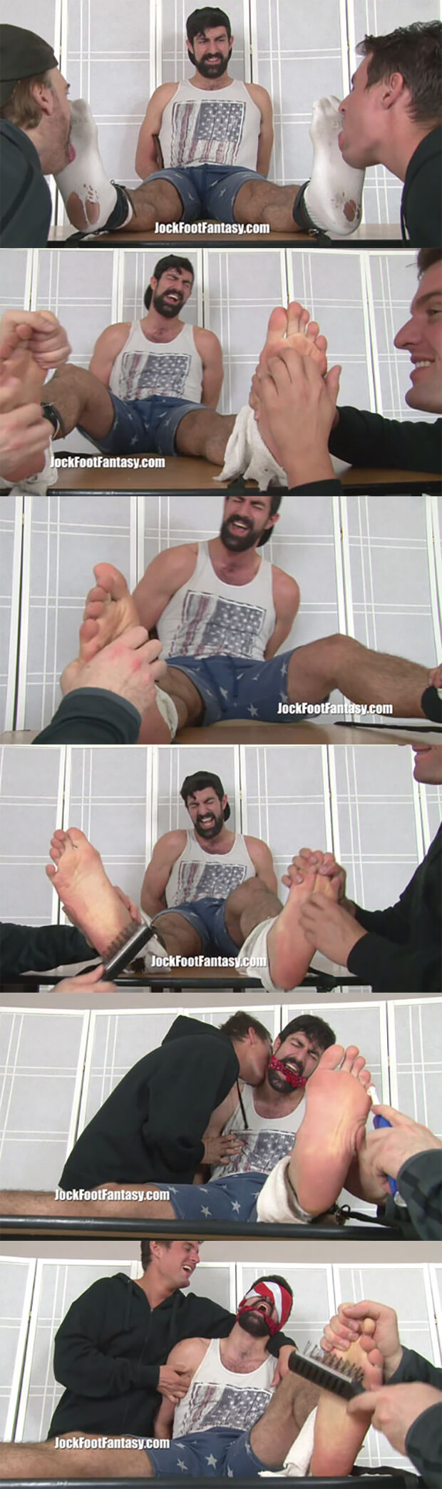 Jock Foot Fantasy | Grayson Captured, Tickled, and Licked