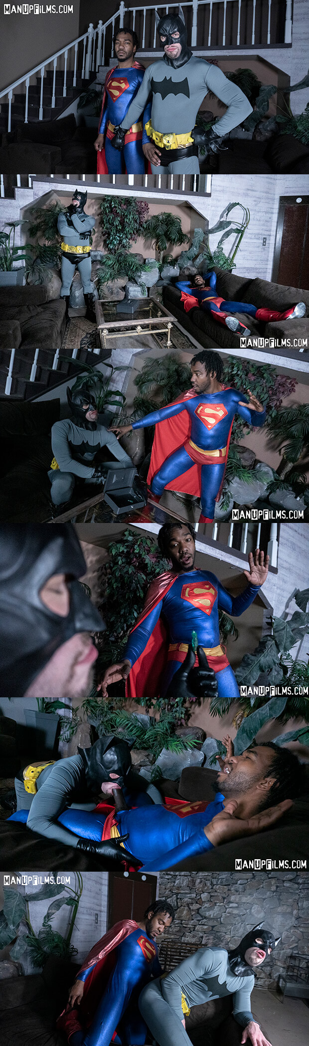 Man Up Films | Batman Seduces Superman With Kryptonite (John Johnson & Wolf Hudson)