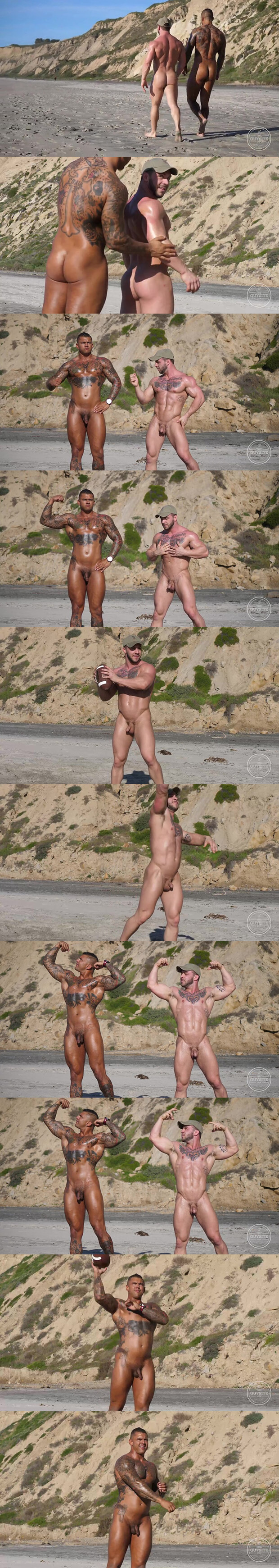 The Guy Site | Muscle Men Nude Beach (Bane Diesel & Seth)