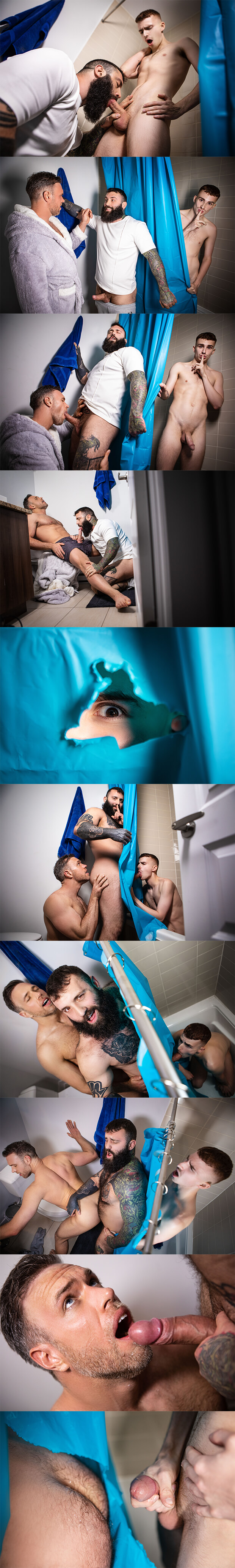 Men.com | Glory-ous Shower Fuck (Alex Mecum, Ryan Jacobs, and Markus Kage)