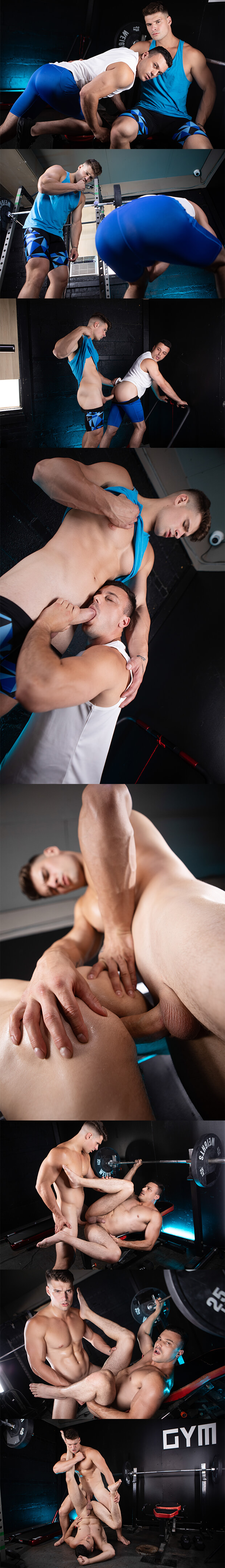 Men.com | Gym Powerfuck (Malik Delgaty & Nate Rose)